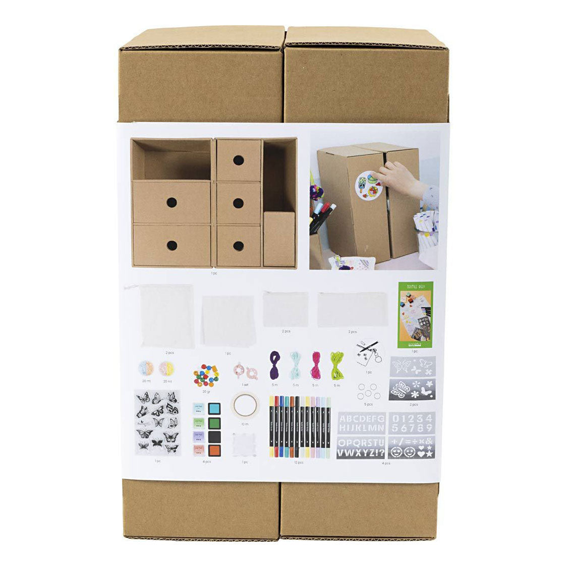 Kreativunternehmen https: www.cchobby.nl my-craft-station-textile-decoration-various-colors-1-piece-1-box