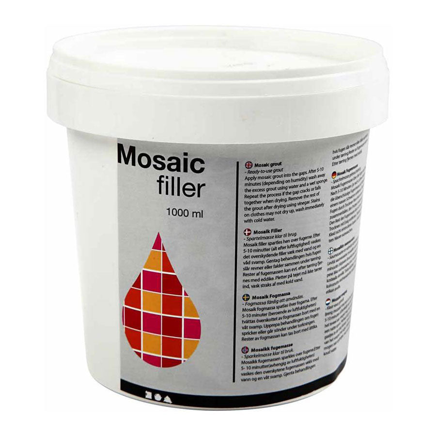 Kreativunternehmen https: www.cchobby.nl Mosaikfuge-weiß-1000-ml-1-Eimer