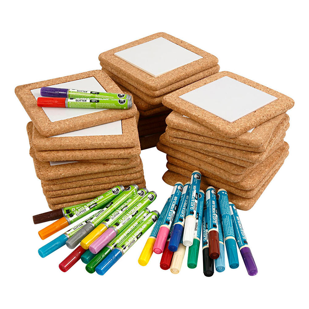 Kreativunternehmen https: www.cchobby.nl group set-coasters-bepainting-size-15-5x15-5-cm-diverse-colours-1-set
