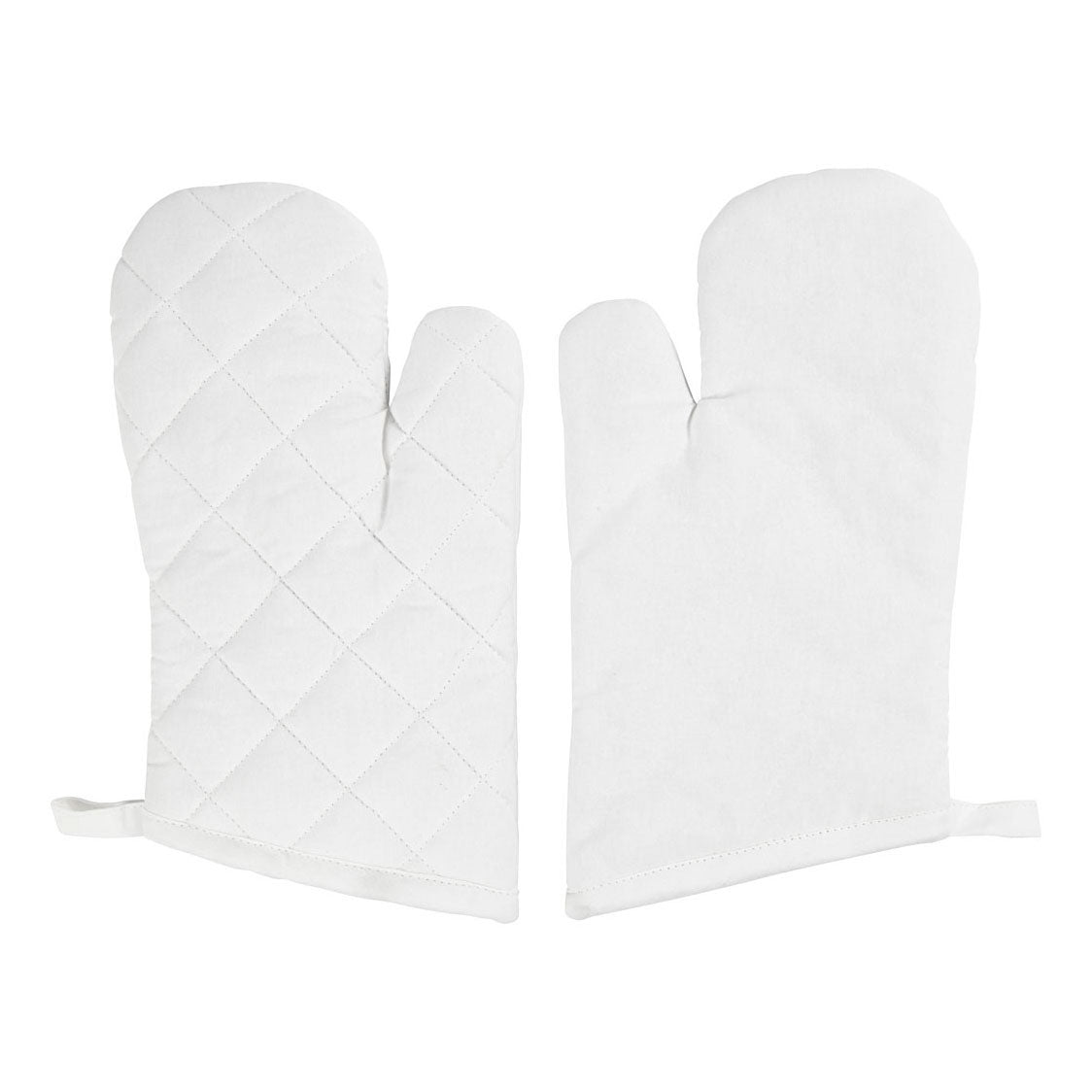 Creativ company https: www.cchobby.nl oven glove-size-18x28-cm-145-gr-white-2-piece-1-box