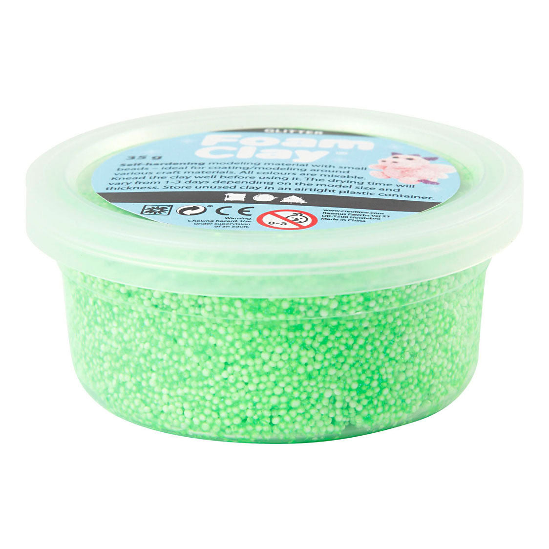 Kreativunternehmen https: www.cchobby.nl foam-clayr-glitter-green-35-gr-1-doosje