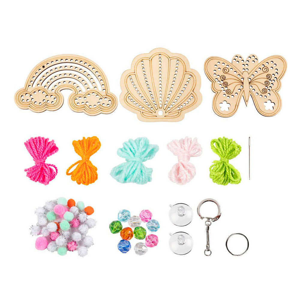 Kreativunternehmen https: www.cchobby.nl mini-hobbyset-embroidery-butterfly-shell-rainbow-various-colors-1-box