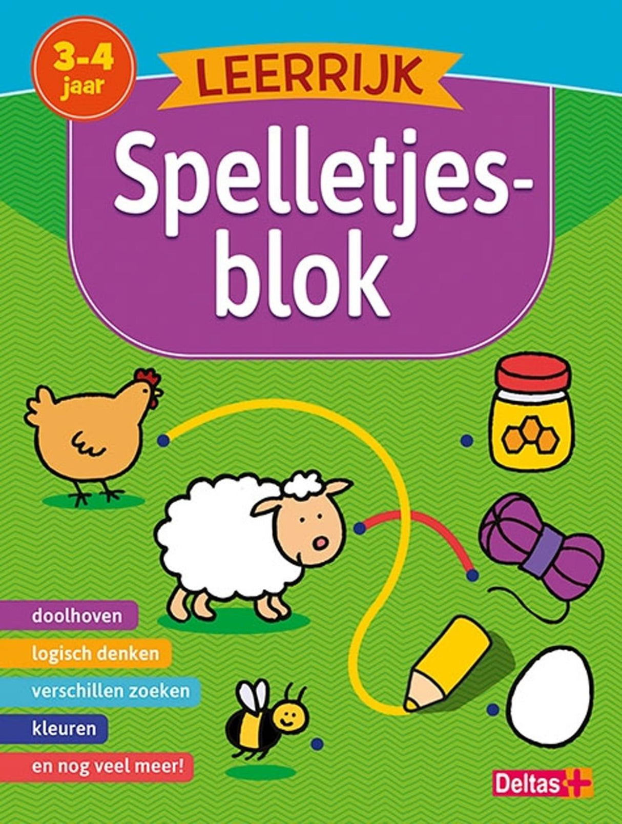 Deltas Lernspielblock (3-4 J.)