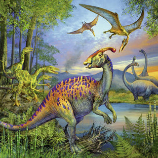 Ravensburger Dinosaurier-Puzzleset | 3 x 49 Stück