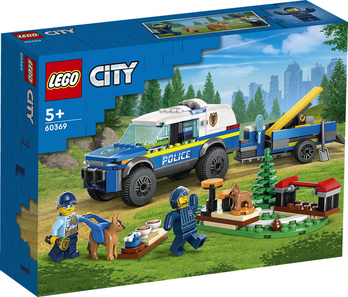 LEGO 60369 City Mobile Training für Polizeihunde