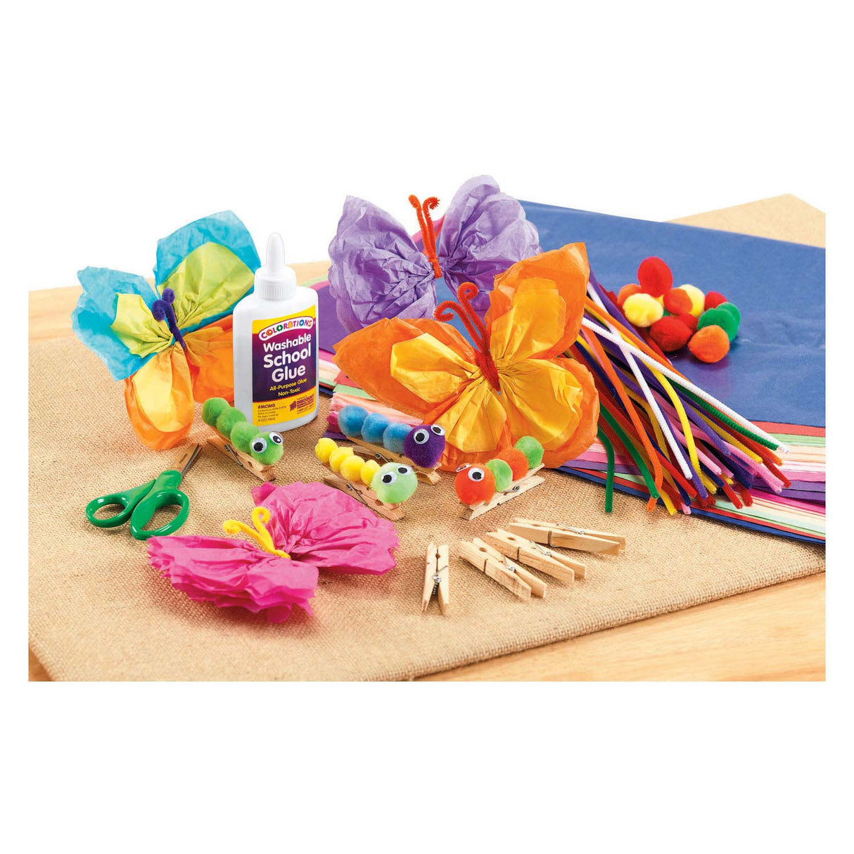 Colorationen - Pompons diverse, 300 Stk.