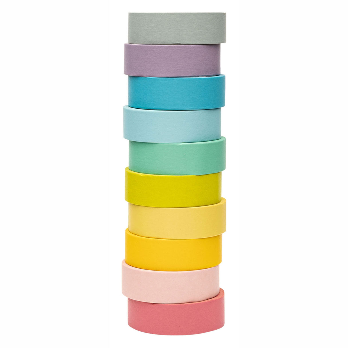 Colorations – Washi Tape Pastellfarben, 10er-Set