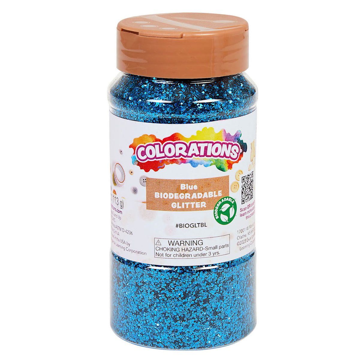 Färbung - organischer Abbaubarer Glitzer - Blau, 113 Gramm