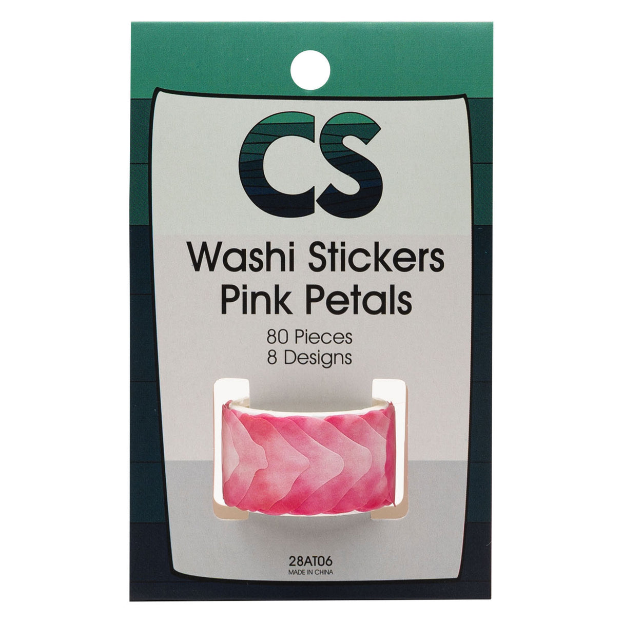 Färbungen - Washi -Aufkleber - Pink Blütenblätter, 80..