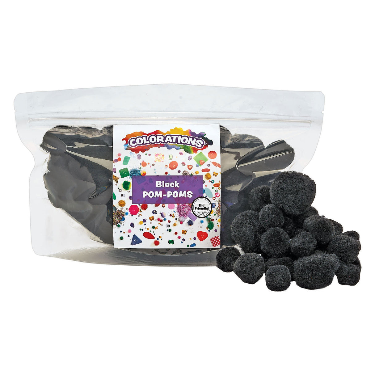 Farbgebiete - POM POMS Black, 100..