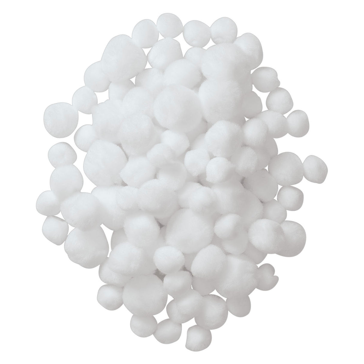Farbgebiete - POM POMS WEISS, 100..