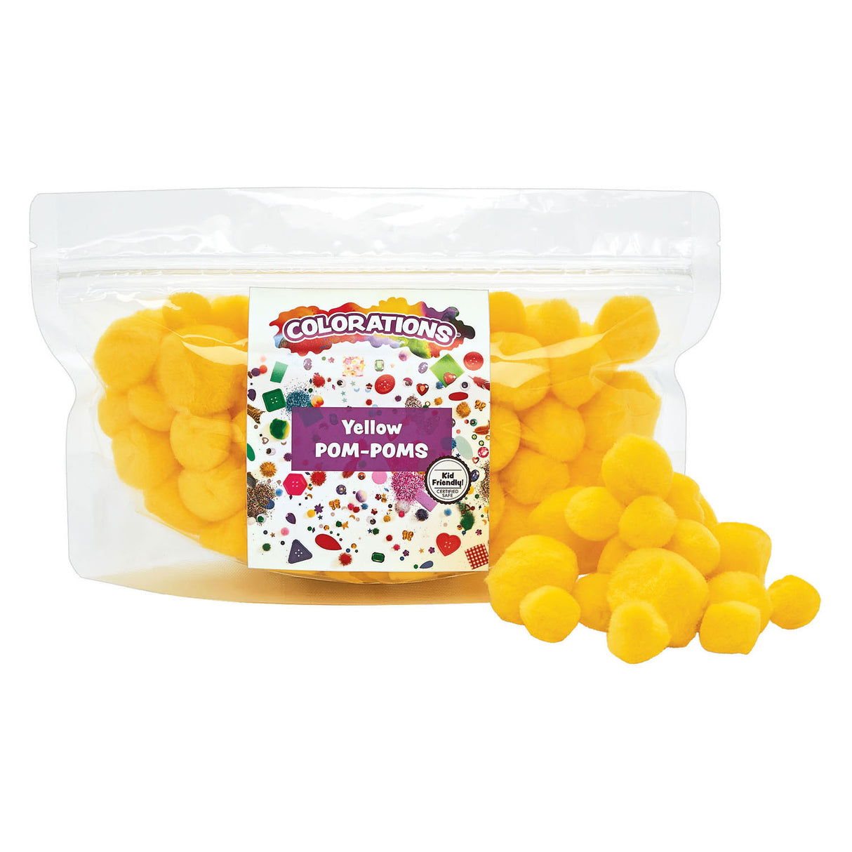 Färbung - Pom Poms Geel, 100..