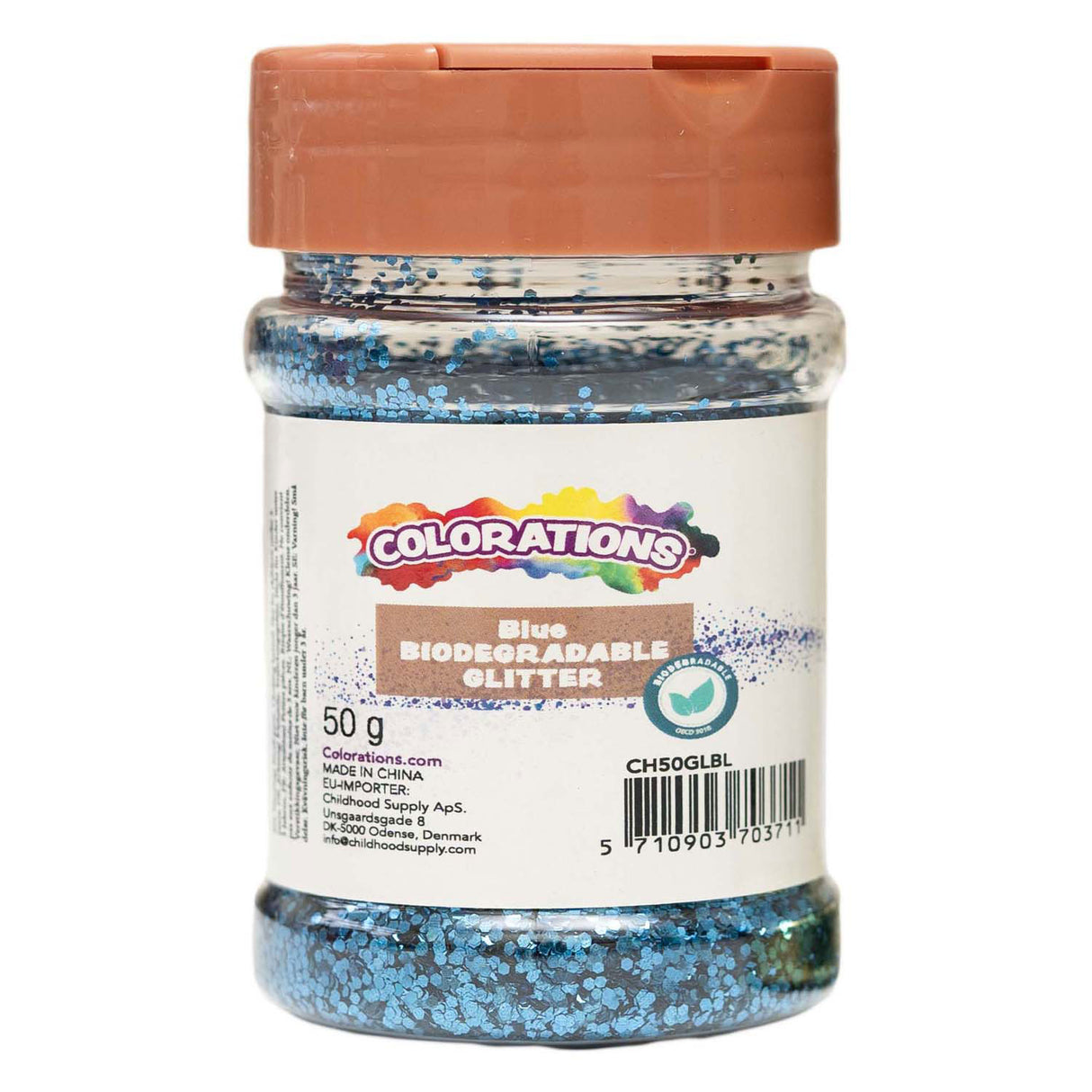 Colorationen – biologisch abbaubares Glitzerblau – 50 g