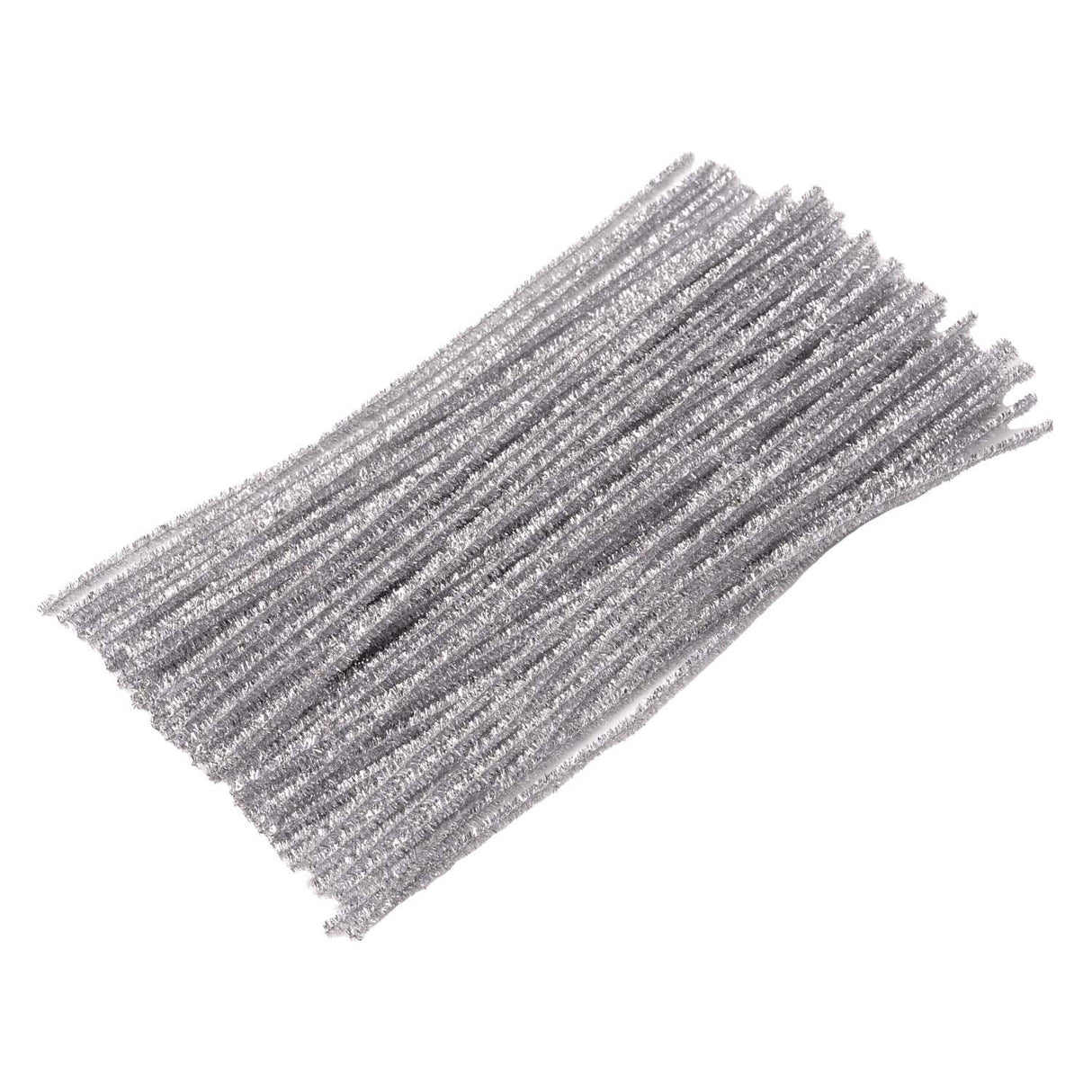 Colorationen - silbermetallischer Chenilledraht, 100 Stk.