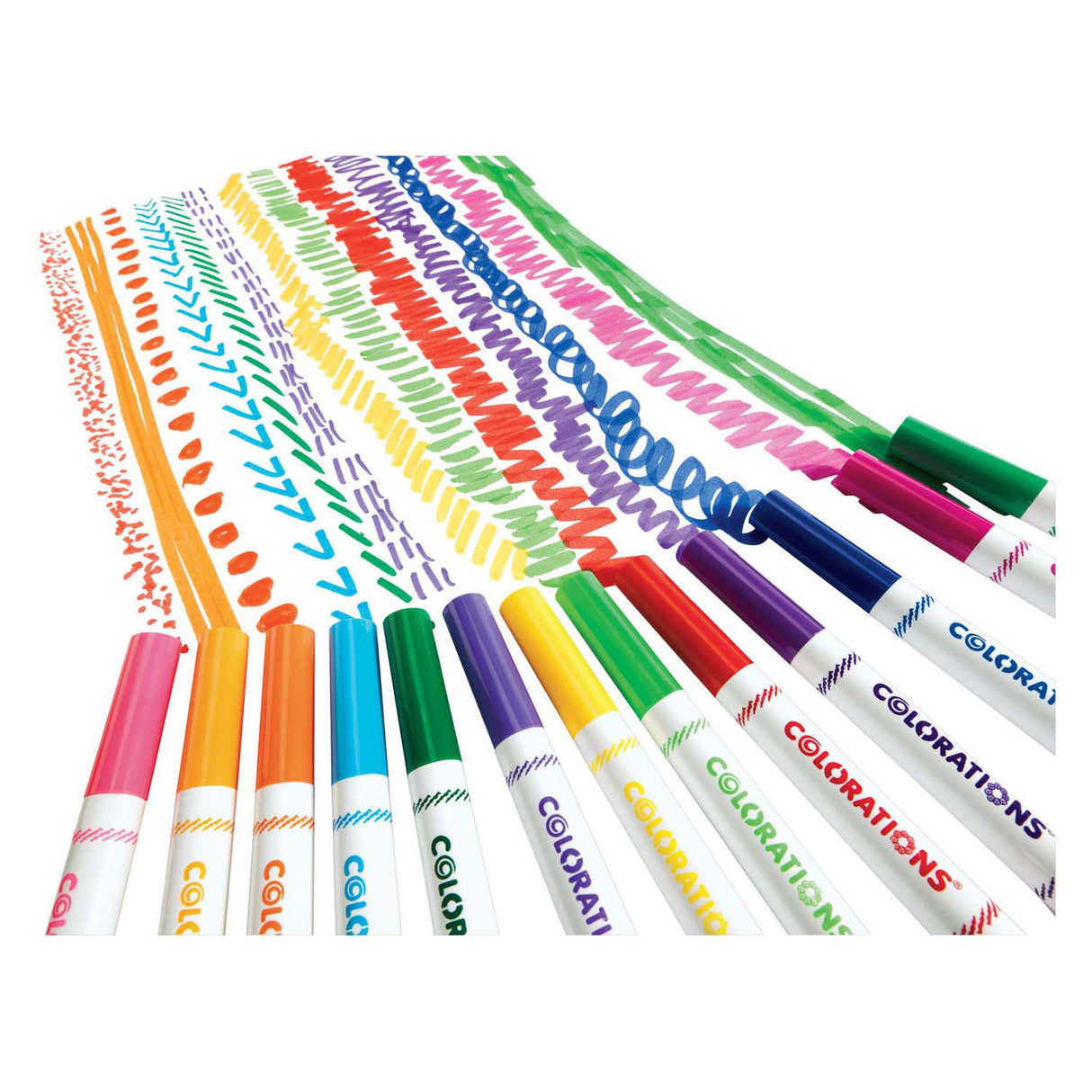 Colorations - abwaschbare dicke Marker - 16 Farben, 256 Stk.