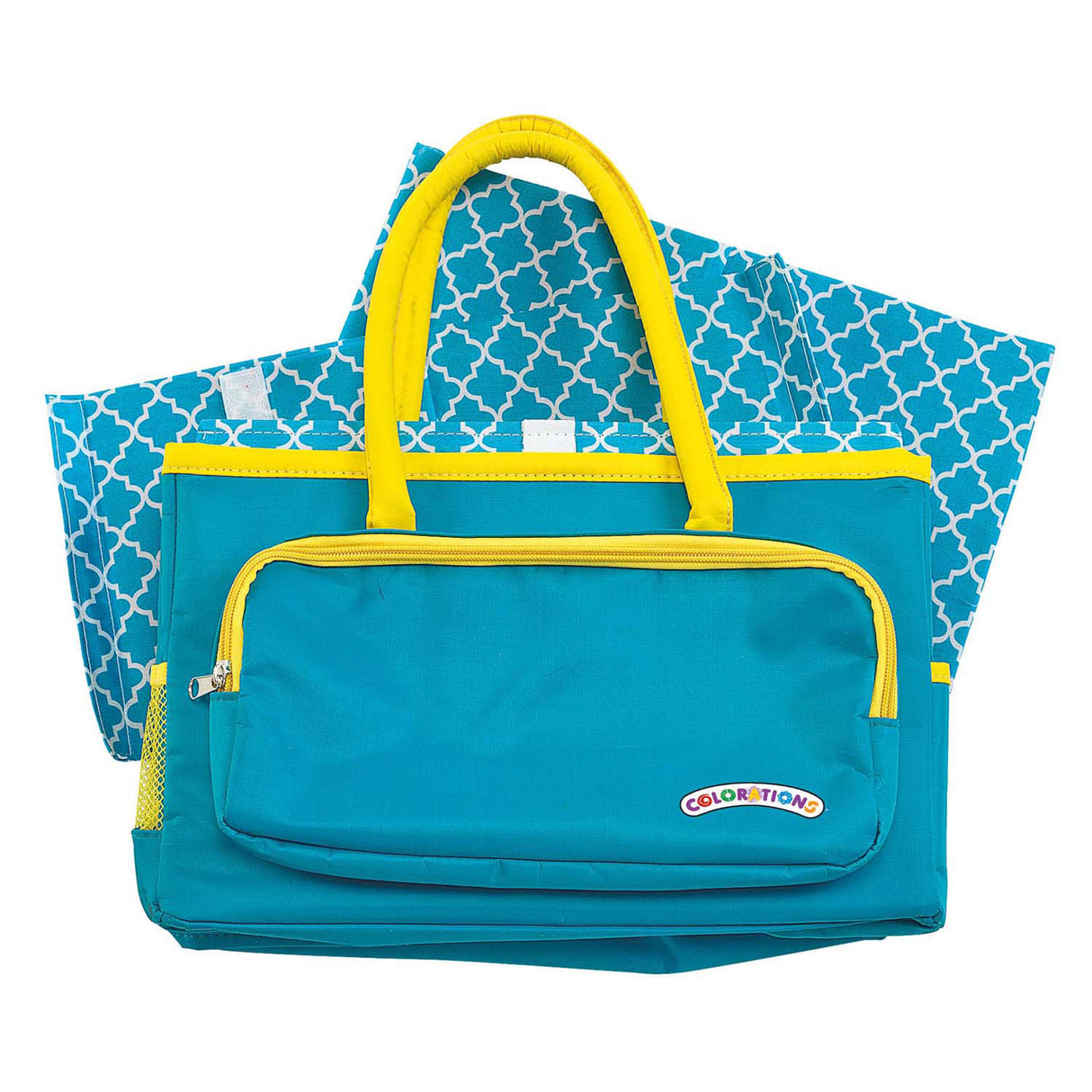 Colorations - faltbare Tasche - 8 Fächer