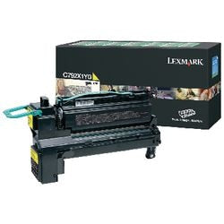 Tonercartridge lexmark geel hoge druksnelheid