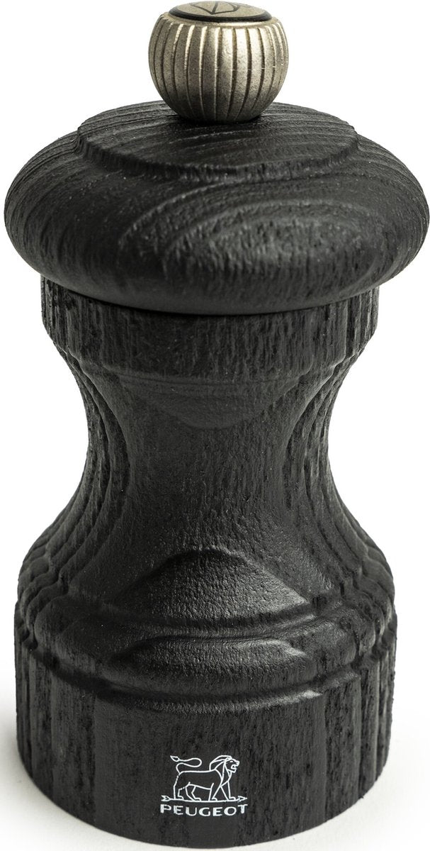 Peugeot Bistro Nature Pfeffermühle 10 cm – Schwarz – PEFC-Holz