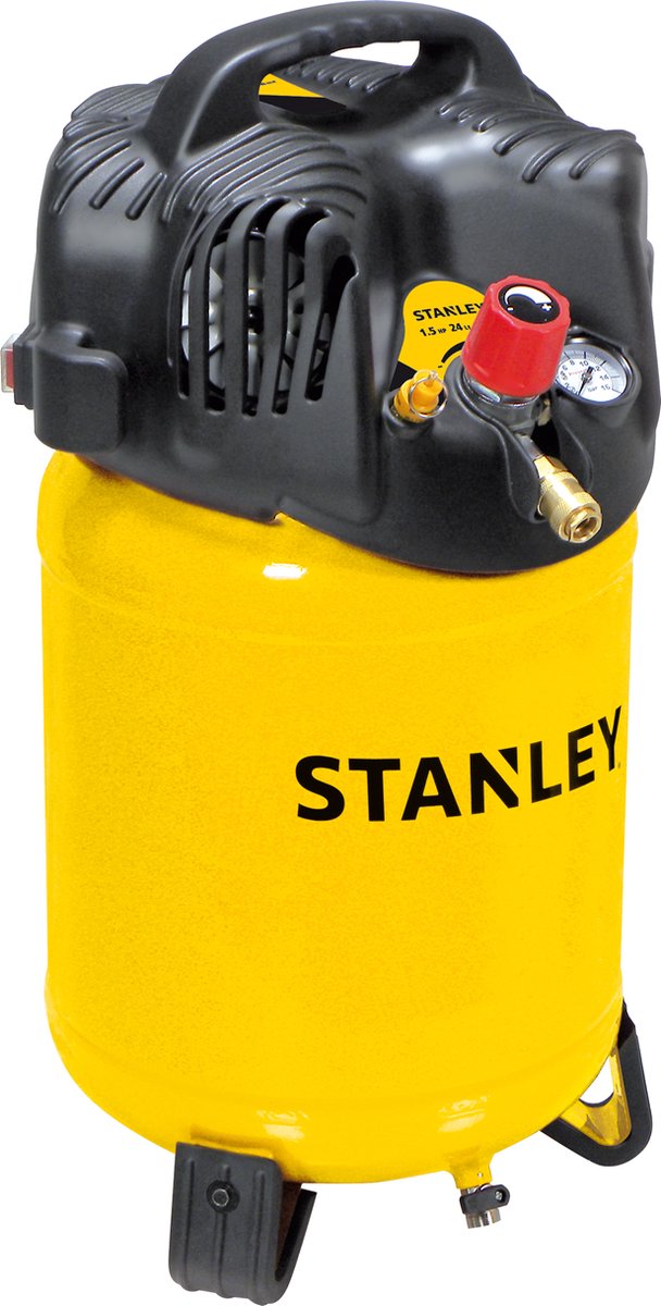 Stanley-Kompressor D200 10 24 V – ölfrei – 10 bar – 24-Liter-Tank