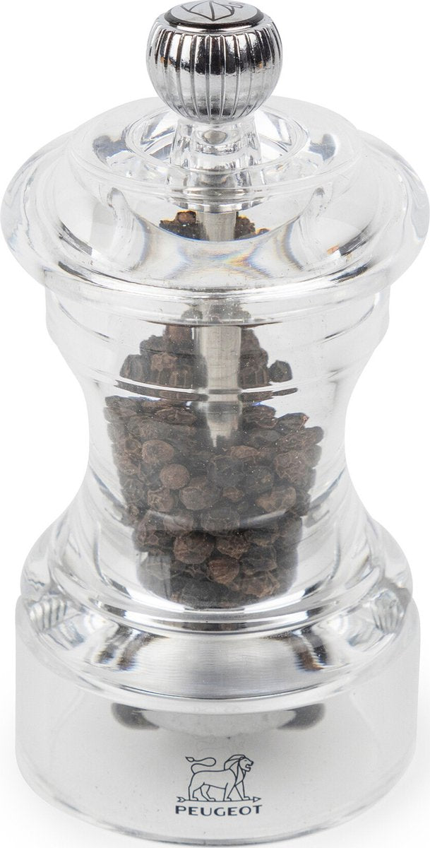Peugeot Bistro Pfeffermühle 10 cm – transparent – Acryl