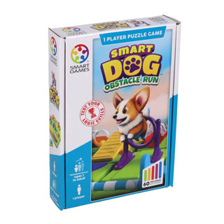 Smartgames Smart Dog – Logisches Denkspiel – 60 Herausforderungen – Kompaktes Solospiel für Kinder und Erwachsene – ab 6 Jahren