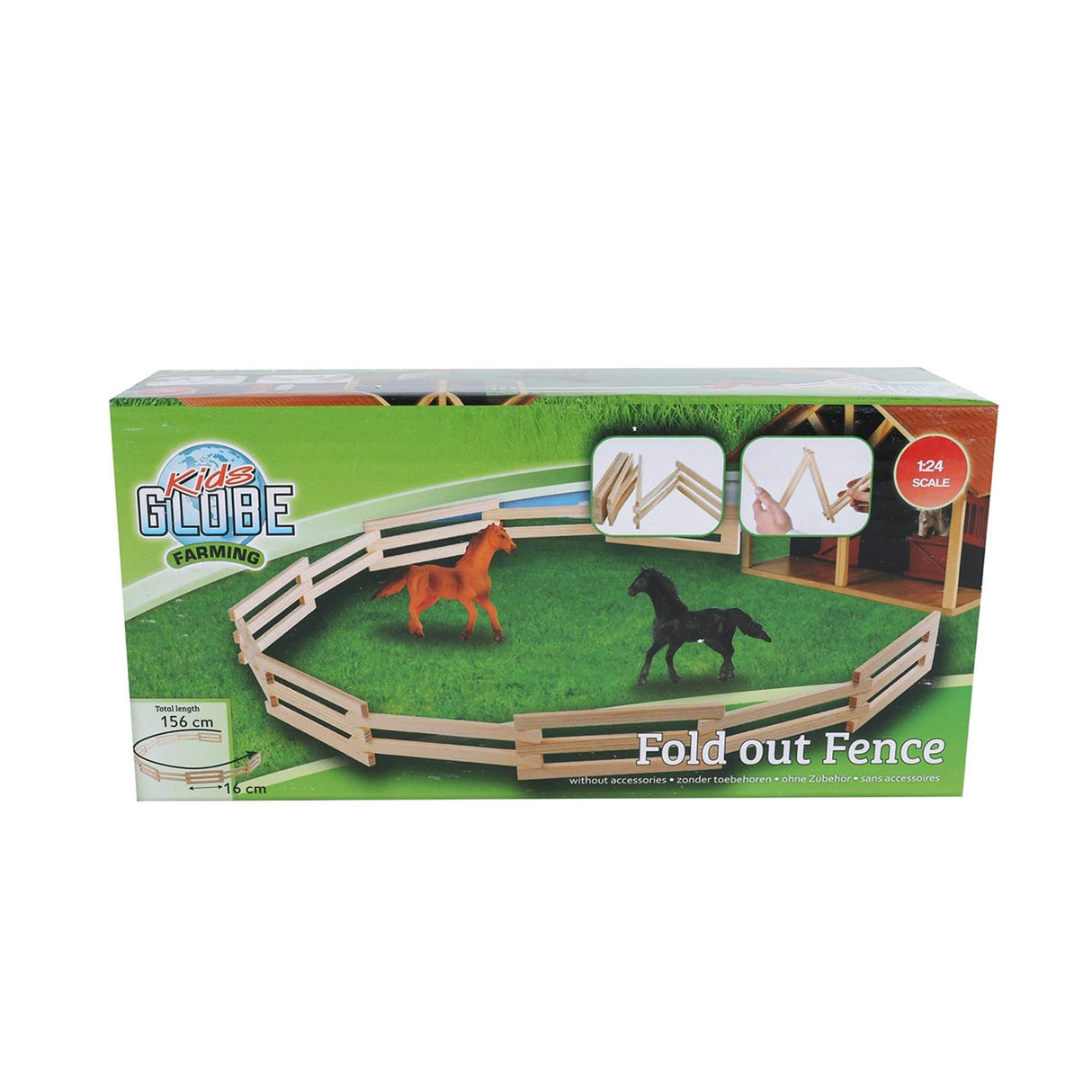 Kinderglobus Holzzaun 1:24, 156cm