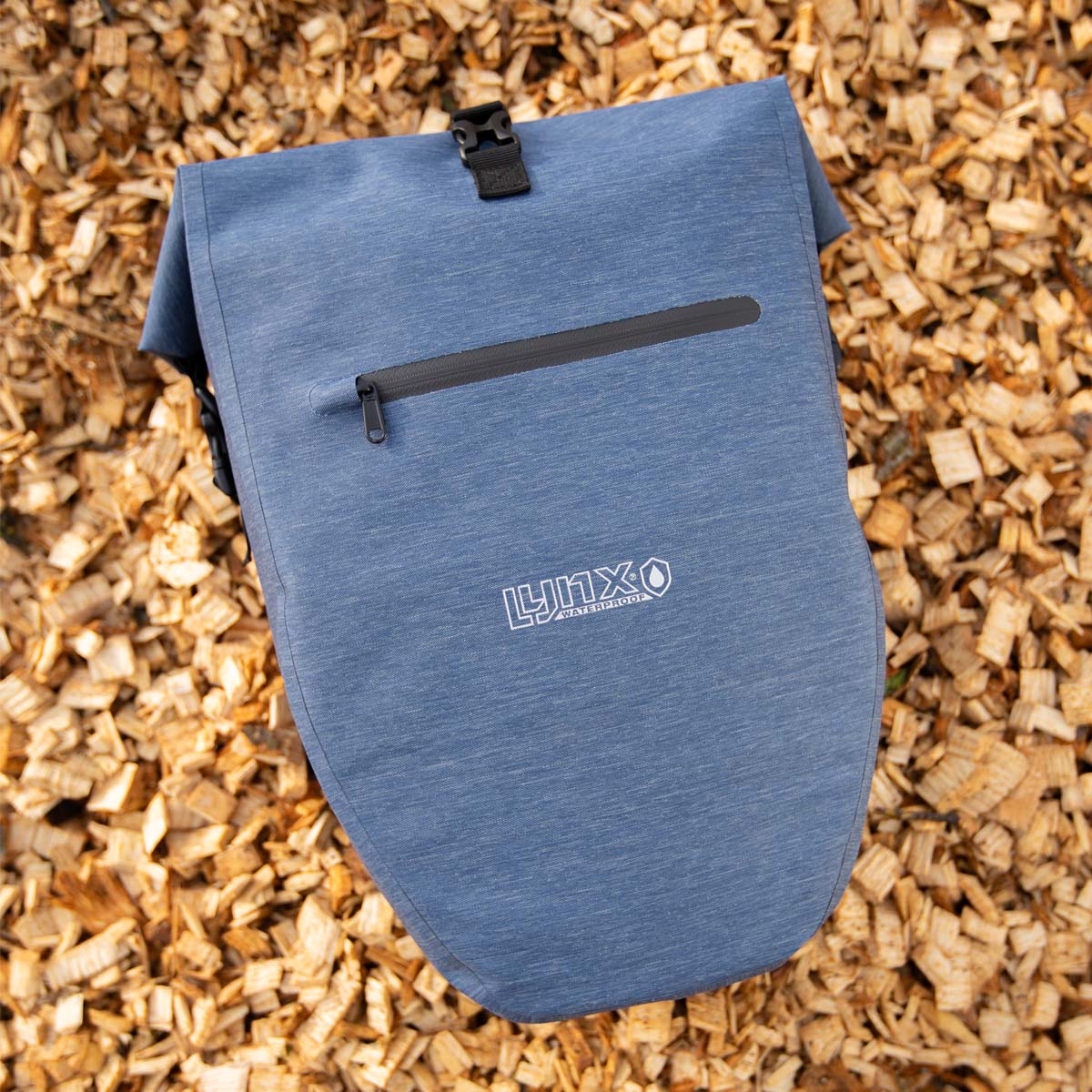 Lynx Fahrradtasche Single TPU 28L blau wasserdicht E-Bike Hayes