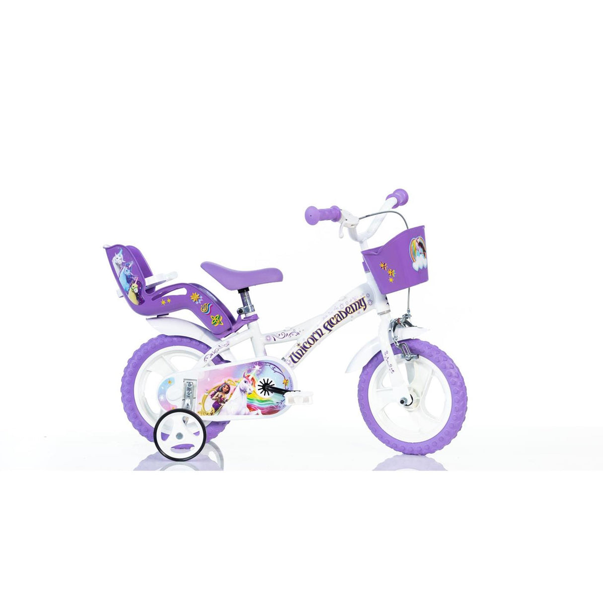 Dino Bikes Dino Kinderfahrrad Einhorn Akademie 12 Zoll