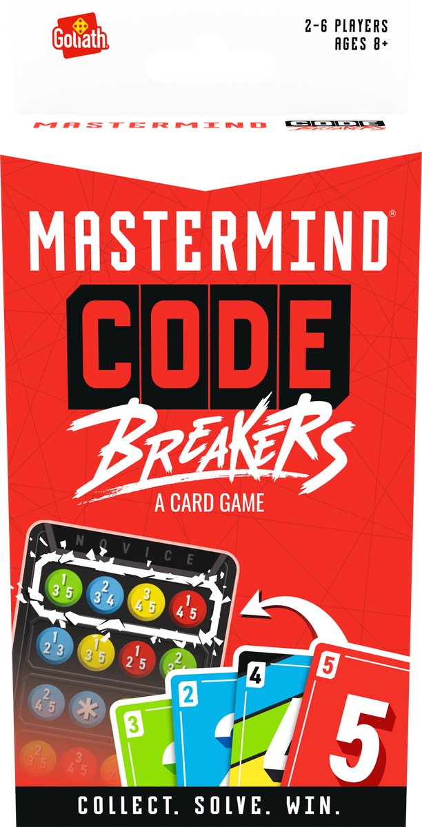 Goliath-Mastermind – Codeknacker – Niederländisches Kartenspiel – 2–6 Spieler