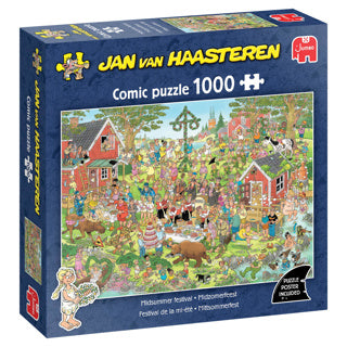 Jumbo Jan van Haasteren Puzzle - Mittsommerfest, 1000 Teile.