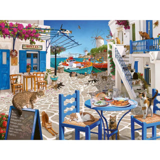 Ravensburger Puzzle Katzen Mykonos 1500 Teile Puzzle.