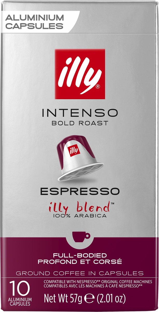 Illy Espresso Intenso Kaffeetassen - 10x 10 Stück - 100 Kaffeetassen