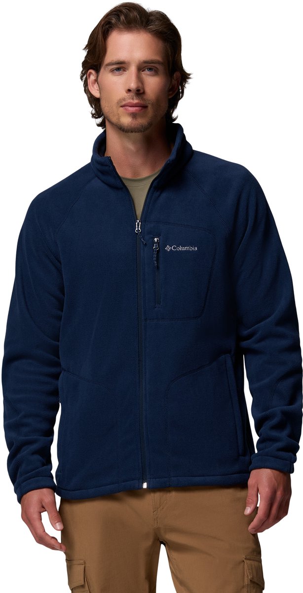 Columbia Fast Trek™ II Fleecepullover mit durchgehendem Reißverschluss – Fleecepullover mit durchgehendem Reißverschluss – Fleecejacke Herren – Blau – Größe L
