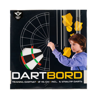 Engelhart Longfield doppelseitige Dartscheibe inklusive 6 Darts