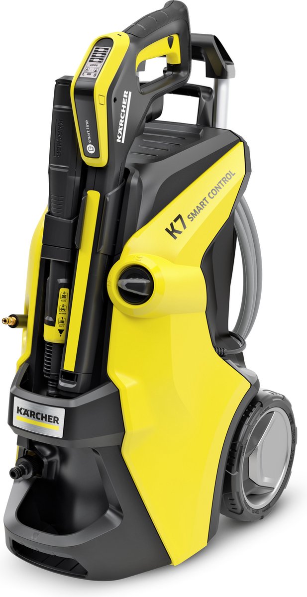 Kärcher K 7 Smart Control Flex Hochdruckreiniger - Premiumflex Hochdruckreiniger - 180 bar - 600 l bei - 60 m² bei - geschikt für o.a. Autos – Terras – Wohnmobile – Wohnwagen – Fahrräder – Motoren – Ferienhäuser und Ferienwohnungen rund ums Haus