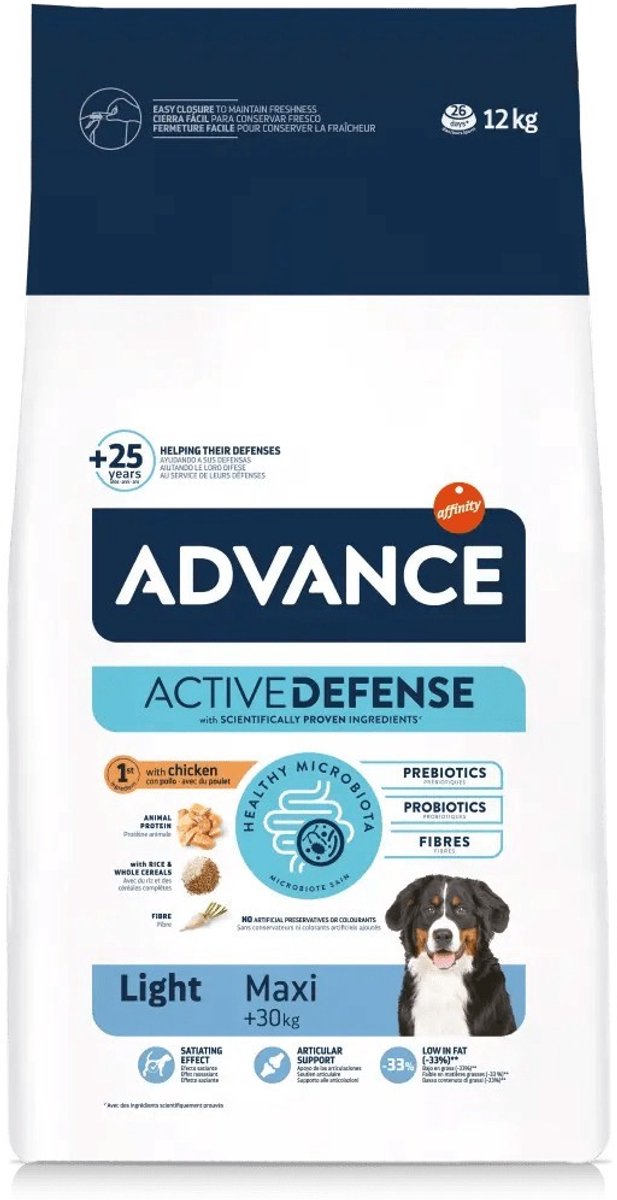 Advance Maxi Light Hundefutter 12 kg