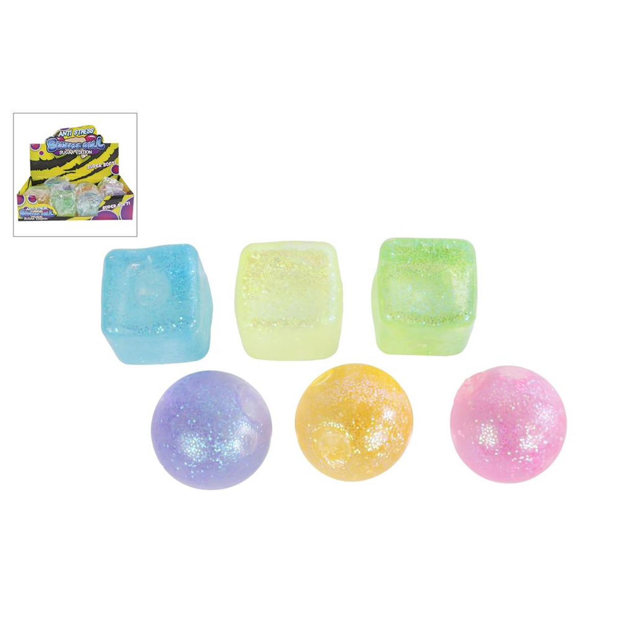 Quetschball mit Zuckergel, 6cm