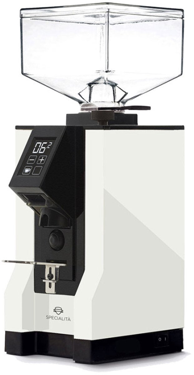 Eureka Mignon Silent Range Specialità 15bl weiße elektrische Kaffeemühle