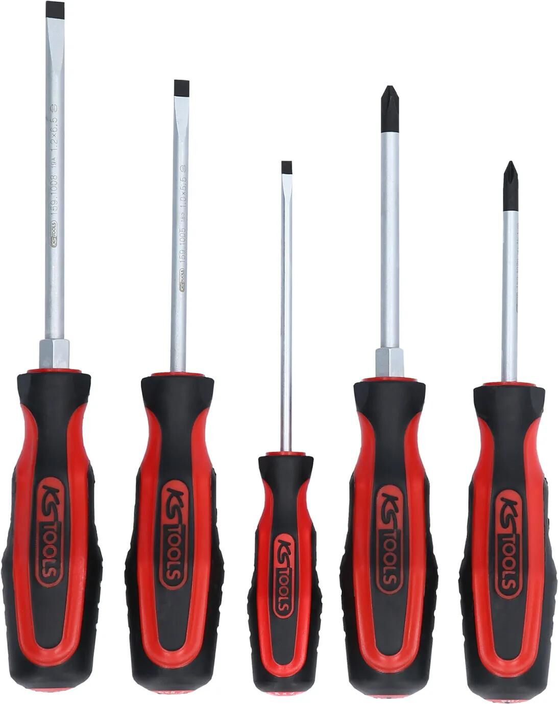 KS Tools KS-Tools Schraubendreher-Set ErgoTorqueplus Schraubendreher-Set ErgoTorque+ 5-tlg.