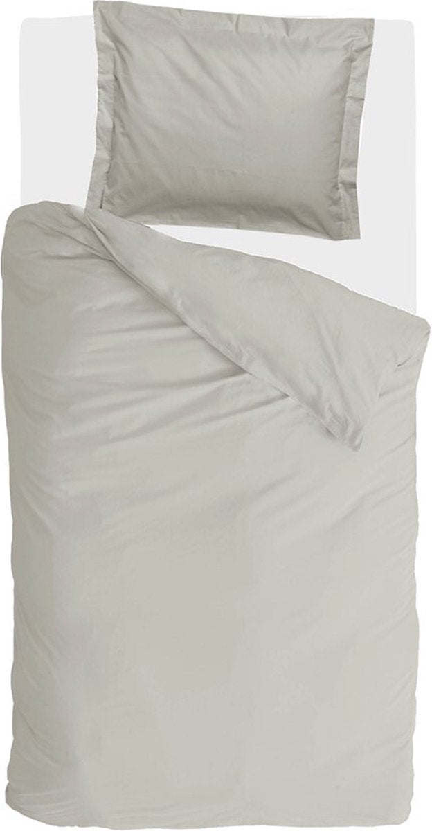 Walra dekbedovertrek forever cotton - 140x220 - 100% percale katoen - zand