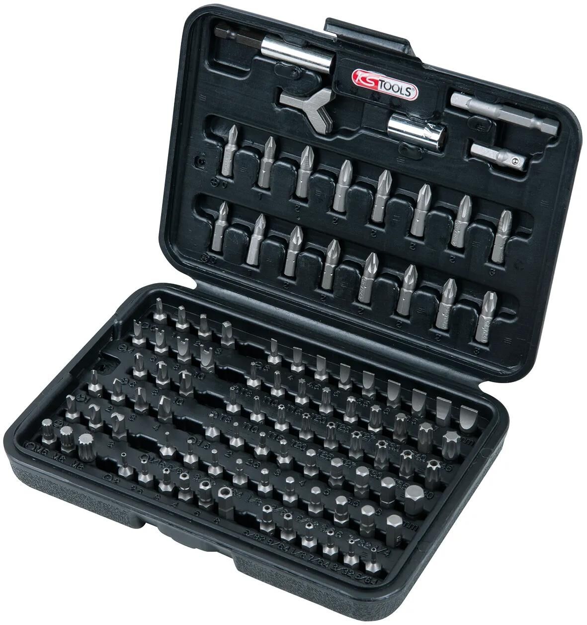 Ks Tools Ks-Tools Bit-Set Classic Bits-Screwdr.set 100tlg. in einem Fall