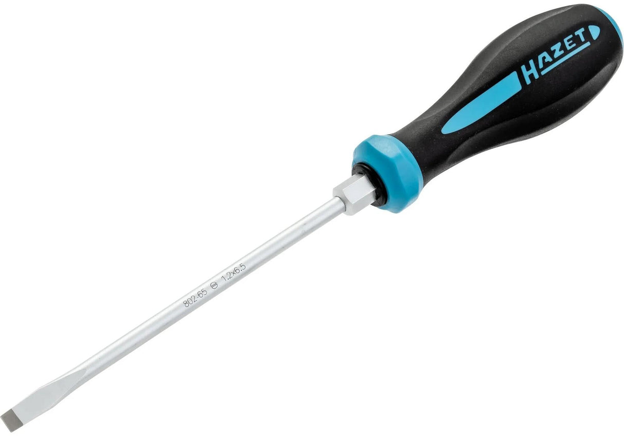 Hazet-Schraubendreher mit Hexanamic-Schraubgewinde. Schlitten 6,5 802-65 150 264 mm