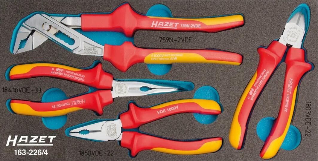 Hazet pliers set pliers set vde 4-part