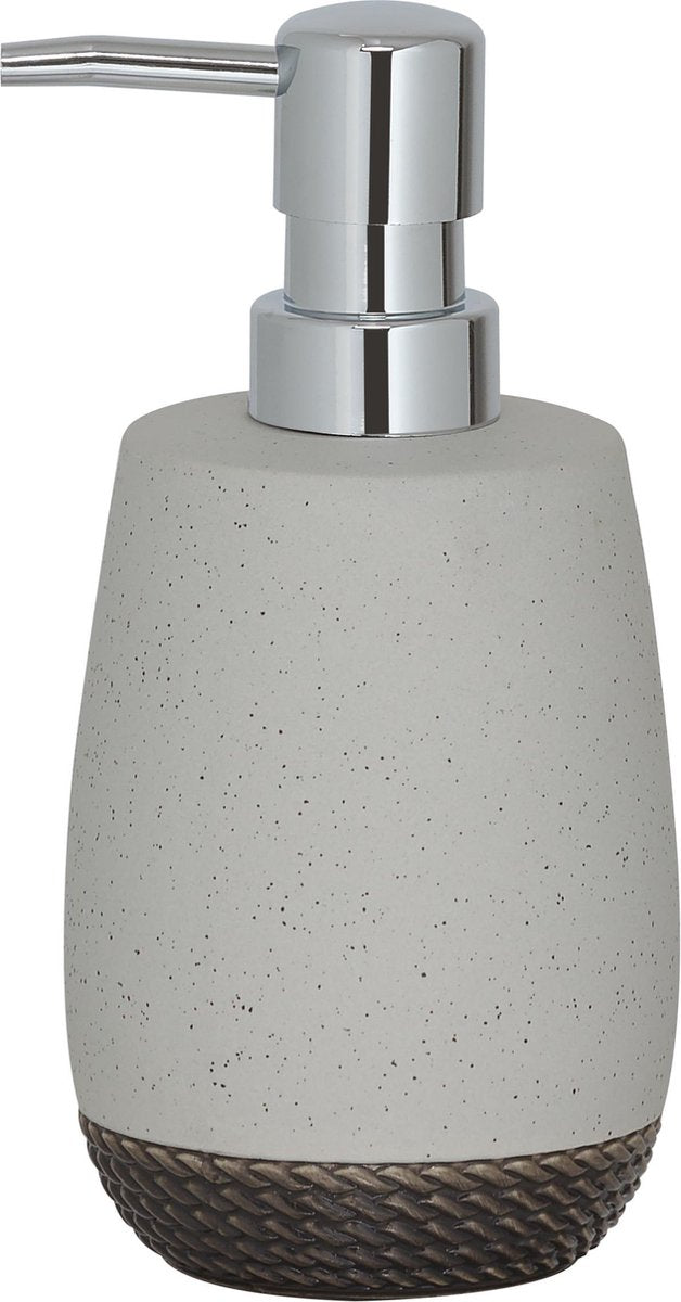 Sealskin braid - zeepdispenser - 400 ml vrijstaand - grijs