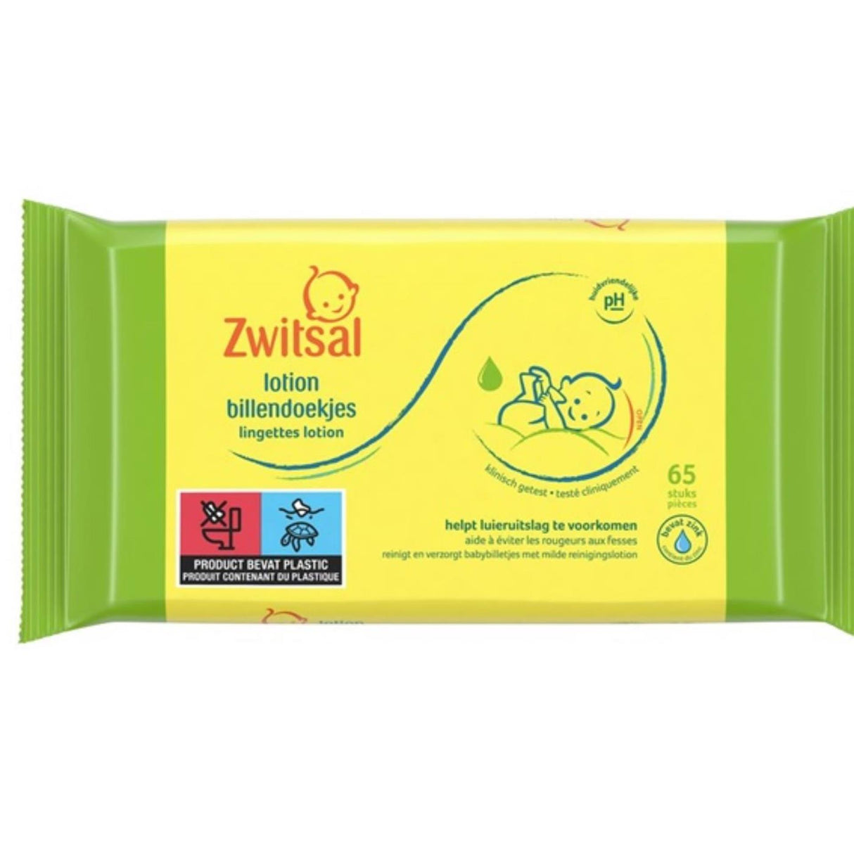 Zwitsal Feuchttücher Lotion 65 Stück