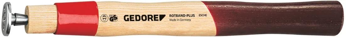 Habero Hammer Stahl Rotband Hammerstiel rotes Band E600E-800 Esche oval