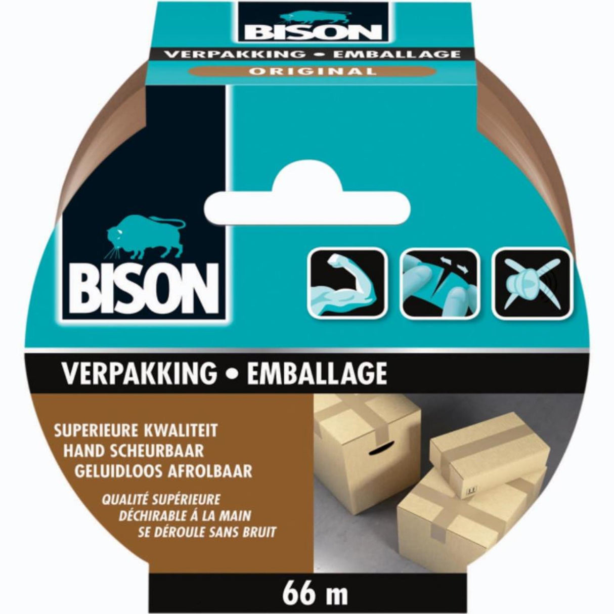 Bison Verpackungsband Original 66m