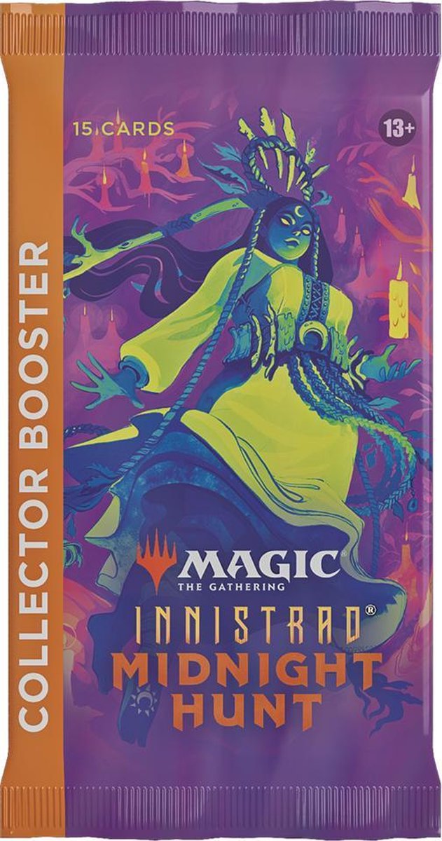 Sammelkartenspiel TCG Magic The Gathering Innistrad Midnight Hunt Collector Booster Pack Magic The Gathering