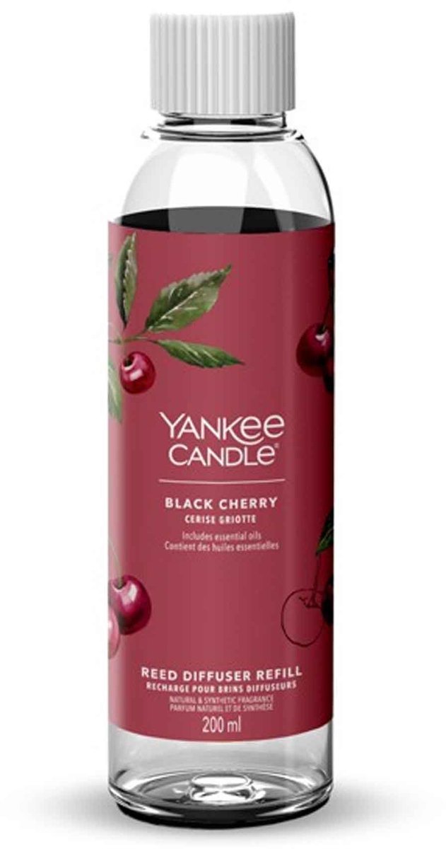 Yankee Candle - Nachfüllpackung für Duftstäbchen 200 ml - Schwarzkirsche