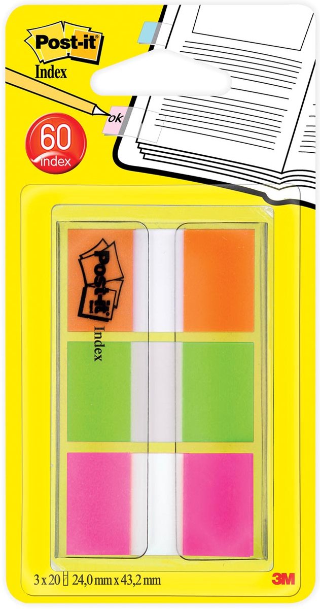 Post-it-Registerkarten 3m 680olp sort